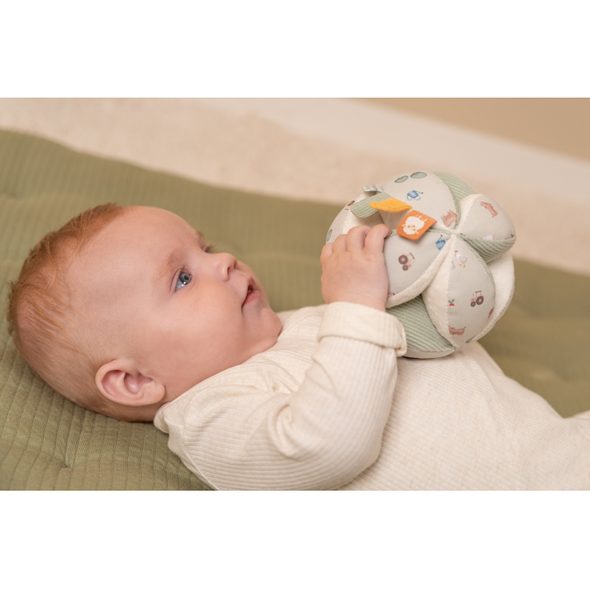 LITTLE DUTCH MÍČEK TEXTILNÍ FARMA - SENZORICKÉ HRAČKY - PRO DĚTI