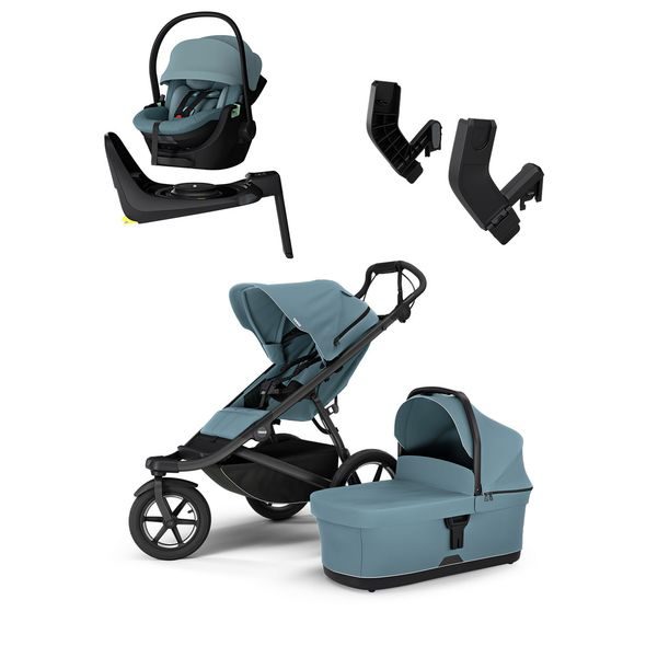 THULE URBAN GLIDE 3 + KORBA + AUTOSEDAČKA MAPLE + ZÁKLADNA ALFI + ADAPTÉRY - TROJKOMBINACE - KOČÁRKY A PŘÍSLUŠENSTVÍ