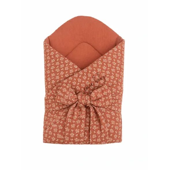 ENIE BABY MUŠELÍNOVÁ ZAVINOVAČKA 80X80CM MELANGE S KVĚTY - ZAVINOVAČKY - SPINKÁNÍ