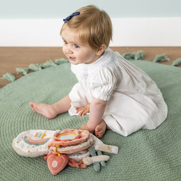 NATTOU KNÍŽKA PLYŠOVÁ JEŽEK ZOE S AKTIVITAMI 15 CM MILA, ZOE & LANA - KNÍŽKY PRO NEJMENŠÍ - PRO DĚTI