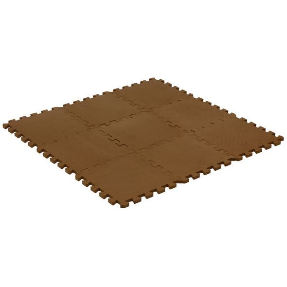 RIALTO BABY HRACÍ PODLOŽKA PUZZLE COCOA CREAM 90X90 CM - HRACÍ PODLOŽKY NA ZEM - SPINKÁNÍ