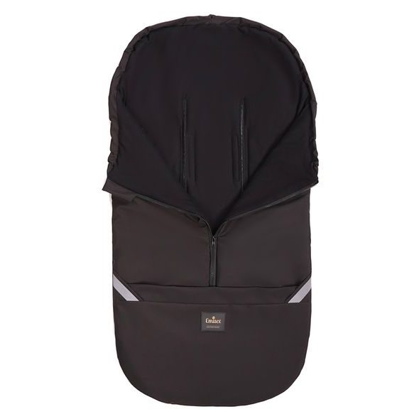 EMITEX FUSAK 2V1 COCOON SOFTSHELL WILD BLACK - FUSAKY DO KOČÁRKU - KOČÁRKY A PŘÍSLUŠENSTVÍ