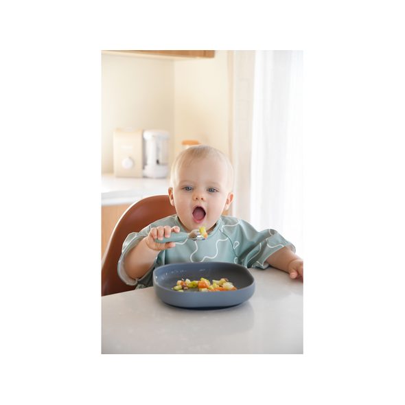 BEABA PRVNÍ TRÉNOVACÍ PŘÍBOR 2-DÍLNÝ SAGE GREEN - LŽIČKY A PŘÍBORY - KRMENÍ