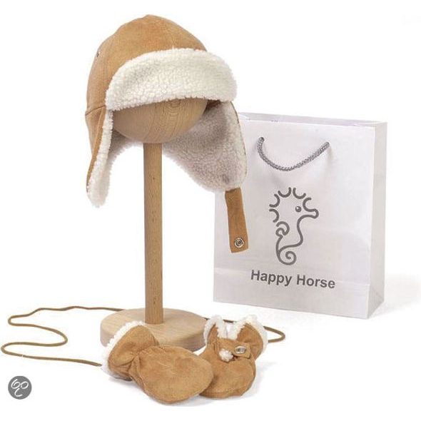HAPPY HORSE BOOTY ČEPIČKA+RUKAVIČKY 12/15CM - ČEPIČKY A KLOBOUČKY - PRO DĚTI