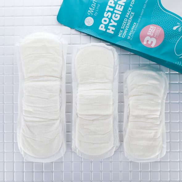 MOMCARE BY LINA ZVÝHODNĚNÝ BALÍČEK DO PORODNICE 2XL - POPORODNÍ POMŮCKY - PRO MAMINKY