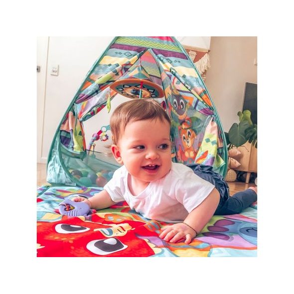PLAYGRO - HRACÍ DEKA TEEPEE - HRACÍ DOMEČKY - SPINKÁNÍ