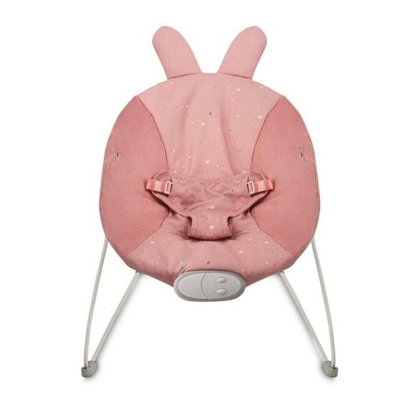 MOMI VIBRAČNÍ LEHÁTKO S MELODIEMI MOMI GLOSSY RŮŽOVÉ - LEHÁTKA A HOUPADLA - SPINKÁNÍ