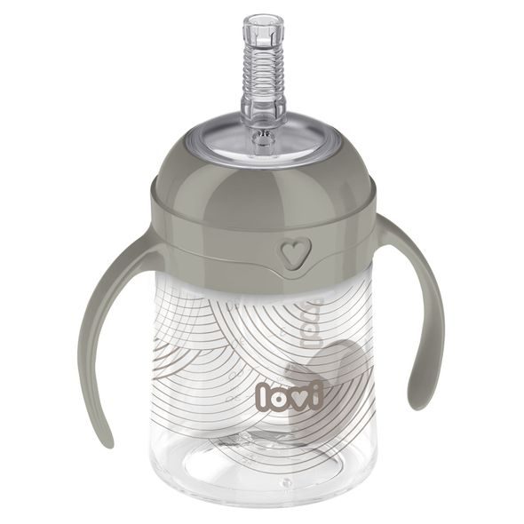 LOVI PRVNÍ HRNEČEK SE SLÁMKOU A ZÁVAŽÍM HARMONY 150ML - DĚTSKÉ HRNEČKY - KRMENÍ