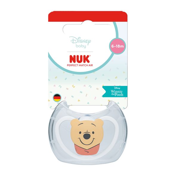 NUK PERFECT MATCH AIR DUDLÍK MEDVÍDEK PÚ WHITE 6-18M 1KS V BOXU - ŠIDÍTKA A DOPLŇKY - KRMENÍ