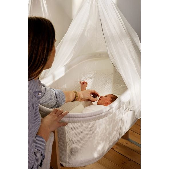 BABYBJÖRN NEBESA KE KOLÉBCE CRADLE WHITE MESH - NEBESA NAD POSTÝLKU - SPINKÁNÍ