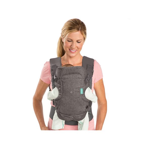 INFANTINO NOSÍTKO FLIP ADVANCED 4V1 SVĚTLE ŠEDÉ - ERGONOMICKÁ NOSÍTKA - NOŠENÍ & SPORT