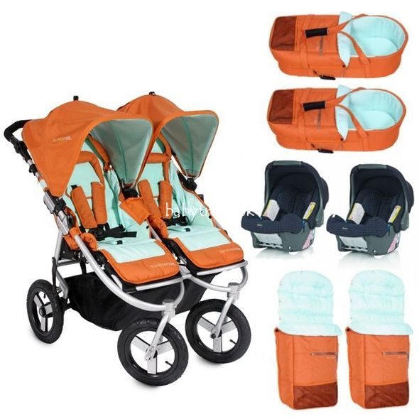 BUMBLERIDE INDIE TWIN 3V1 2010 - KOČÁRKY PRO DVOJČATA - KOČÁRKY A PŘÍSLUŠENSTVÍ