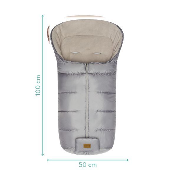 FILLIKID FUSAK ZIMNÍ ECO BIG SILVER - FUSAKY DO KOČÁRKU - KOČÁRKY A PŘÍSLUŠENSTVÍ