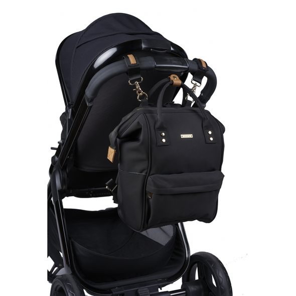 BABABING MANI PŘEBALOVACÍ TAŠKA/BATOH, BLACK - PŘEBALOVACÍ TAŠKY - KOČÁRKY A PŘÍSLUŠENSTVÍ