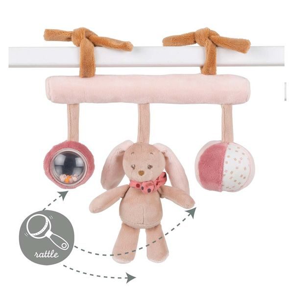 NATTOU HRAČKA NA ZAVĚŠENÍ ZAJÍČEK PAULINE PS - HRAČKY K ZAVĚŠENÍ - PRO DĚTI