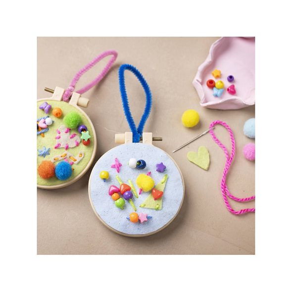 CREATIV COMPANY KREATIVNÍ SADA MINI CRAFT KIT EMBROIDERY IMAGINATION - VÝTVARNÉ POMŮCKY A HRAČKY - PRO DĚTI