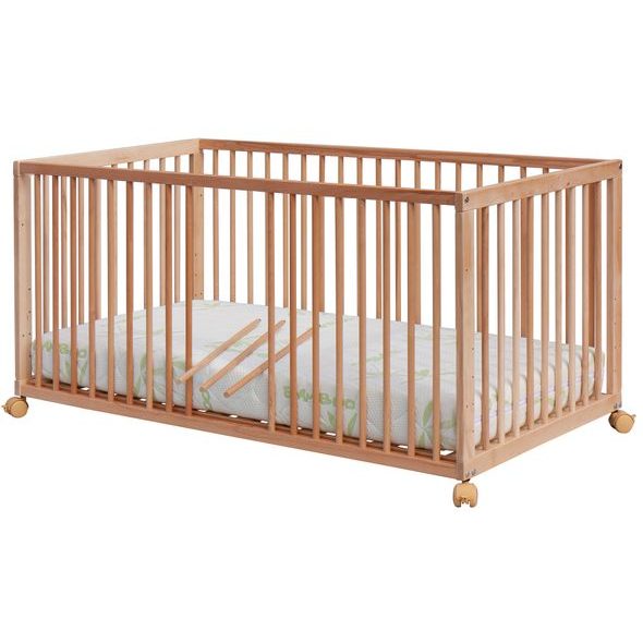 SCARLETT DĚTSKÁ POSTÝLKA SCARLETT KOMBI - PŘÍRODNÍ (BUK) - VYNDAVACÍ PŘÍČKY - 140 X 70 CM - DŘEVĚNÉ POSTÝLKY - SPINKÁNÍ