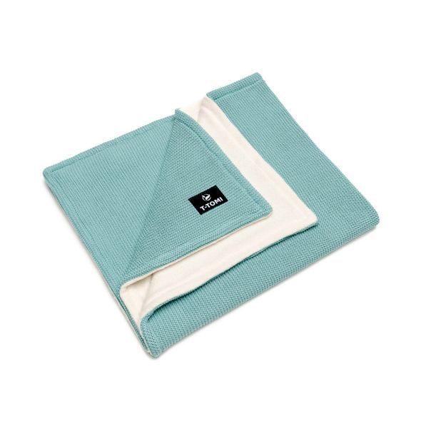 T-TOMI PLETENÁ DEKA WARM 80X100CM - DĚTSKÉ DEKY PRO MIMINKA - SPINKÁNÍ