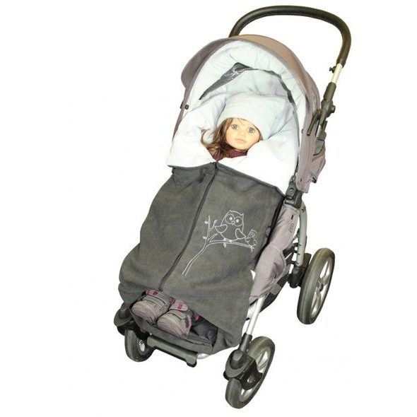 EMITEX FUSAK 2V1 FANDA FLEECE + BAVLNA - FUSAKY DO KOČÁRKU - KOČÁRKY A PŘÍSLUŠENSTVÍ