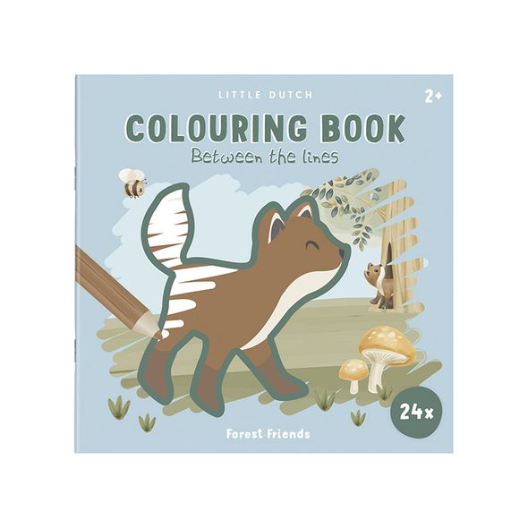 LITTLE DUTCH OMALOVÁNKY FOREST FRIENDS - VÝTVARNÉ POMŮCKY A HRAČKY - PRO DĚTI