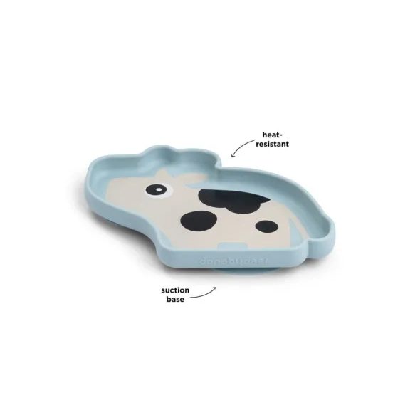 DONE BY DEER SILIKONOVÝ TALÍŘ STICK AND STAY DOTTI - MISKY, TALÍŘKY A PODLOŽKY - KRMENÍ