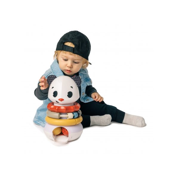 TINY LOVE HUDEBNÍ PYRAMIDA S KROUŽKY TINY ROCKERS PANDA - MOTORICKÉ A HUDEBNÍ - PRO DĚTI