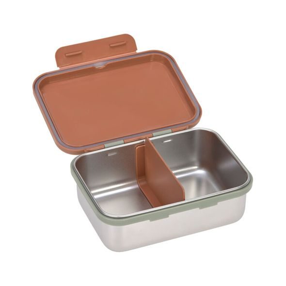 LÄSSIG LUNCHBOX STAINLESS STEEL HAPPY PRINTS CARAMEL - KRABIČKY NA SVAČINU - KRMENÍ