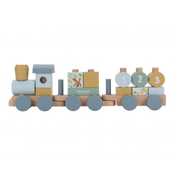 LITTLE DUTCH VLÁČEK DŘEVĚNÝ FOREST FRIENDS - FOREST FRIENDS - PRO DĚTI