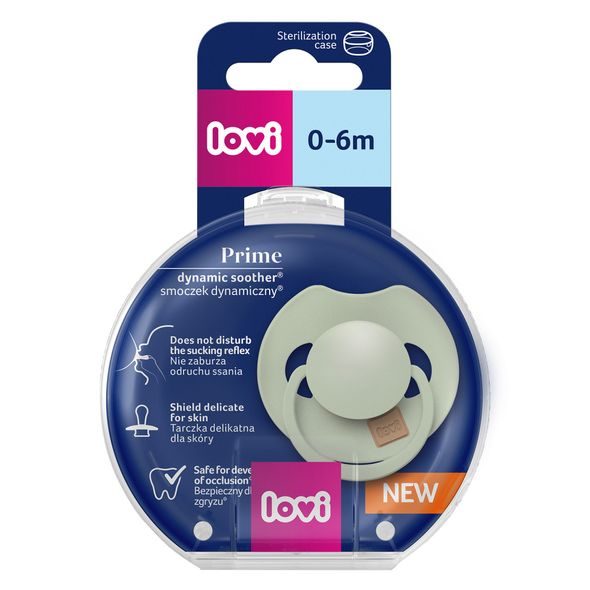 LOVI DUDLÍK SILIKONOVÝ DYNAMICKÝ PRIME 0-6M 1KS PISTACHIO - ŠIDÍTKA A DOPLŇKY - KRMENÍ