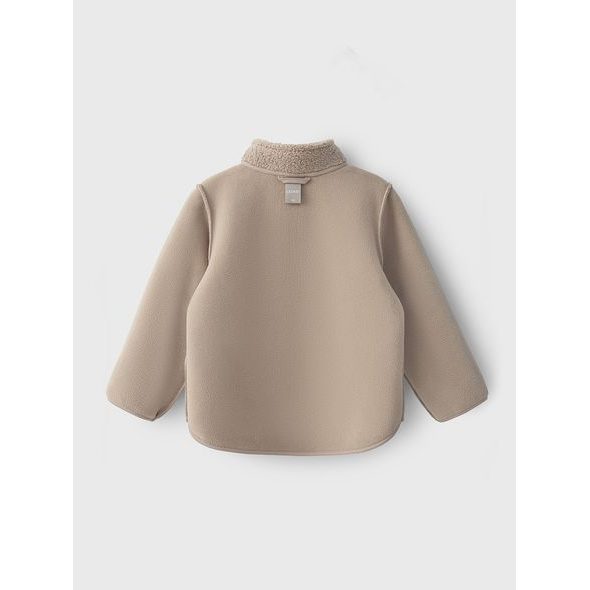 LEOKID FLEECOVÁ BUNDA THEO ALMOND MILK VEL. 128 - BUNDY - PRO DĚTI