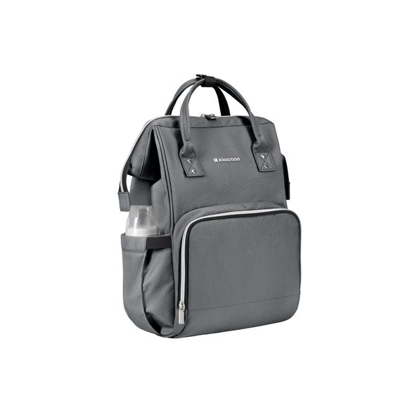 KIKKABOO PŘEBALOVACÍ BATOH SIENA DARK GREY - PŘEBALOVACÍ BATOHY - KOČÁRKY A PŘÍSLUŠENSTVÍ