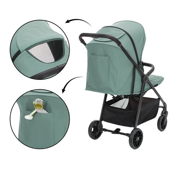 FILLIKID SPORTOVNÍ KOČÁREK BUGGY MILO AQUA - SPORTOVNÍ KOČÁRKY - KOČÁRKY A PŘÍSLUŠENSTVÍ
