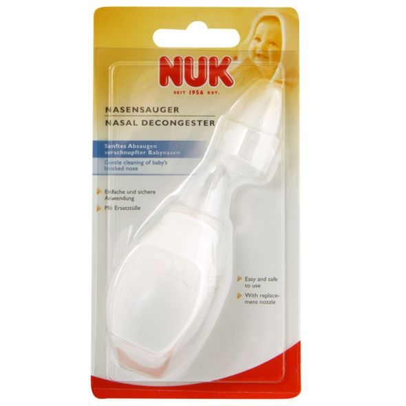 NUK ODSÁVAČKA NOSNÍCH HLENŮ - ODSÁVAČKY HLENŮ - KOUPÁNÍ A ZDRAVÍ