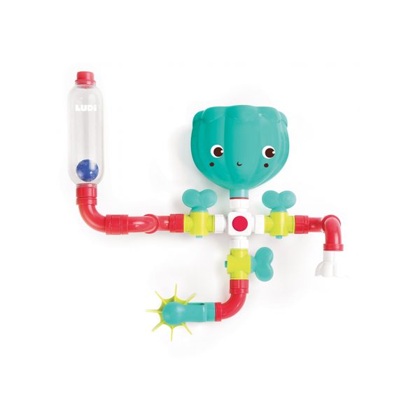 LUDI VODNÍ MLÝNEK S POTRUBÍM DO KOUPELE - HRAČKY DO VANY - PRO DĚTI