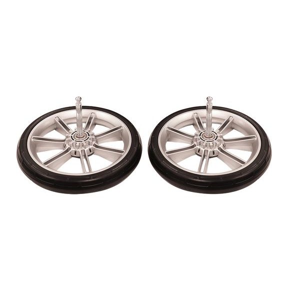 SADA ZADNÍCH KOL K PODVOZKU KOČÁRKU INGLESINA APTICA - VÝMĚNNÁ KOLEČKA - KOČÁRKY A PŘÍSLUŠENSTVÍ