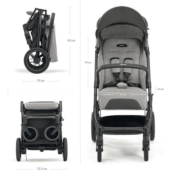INGLESINA SPORTOVNÍ KOČÁREK MAIOR 2025 CANYON GREY - SPORTOVNÍ KOČÁRKY - KOČÁRKY A PŘÍSLUŠENSTVÍ