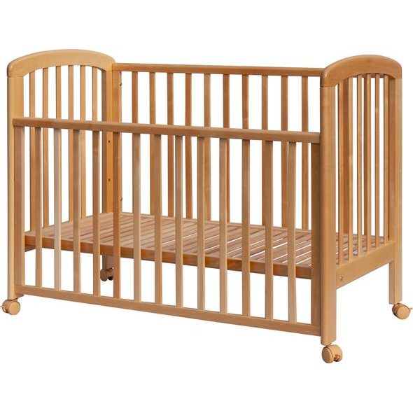 SCARLETT DĚTSKÁ POSTÝLKA SCARLETT DONA - PŘÍRODNÍ - STAHOVACÍ BOČNICE - 120 X 60 CM - DŘEVĚNÉ POSTÝLKY - SPINKÁNÍ