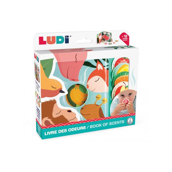 LUDI KNÍŽKA S VŮNÍ OVOCE - KNÍŽKY PRO NEJMENŠÍ - PRO DĚTI