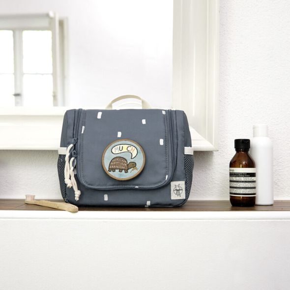 LÄSSIG MINI WASHBAG HAPPY PRINTS MIDNIGHT BLUE - KOSMETICKÉ TAŠKY - PŘEBALOVÁNÍ