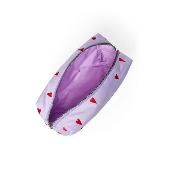 STUDIO NOOS PUFFY POUCH KABELKA PURPLE HEARTS - ORGANIZÉRY A KOŠÍKY - KOČÁRKY A PŘÍSLUŠENSTVÍ