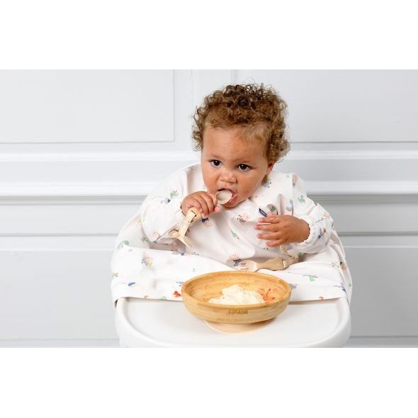 BIBADO HANDI DĚTSKÝ PŘÍBOR S KLIPEM FAWN - LŽIČKY A PŘÍBORY - KRMENÍ