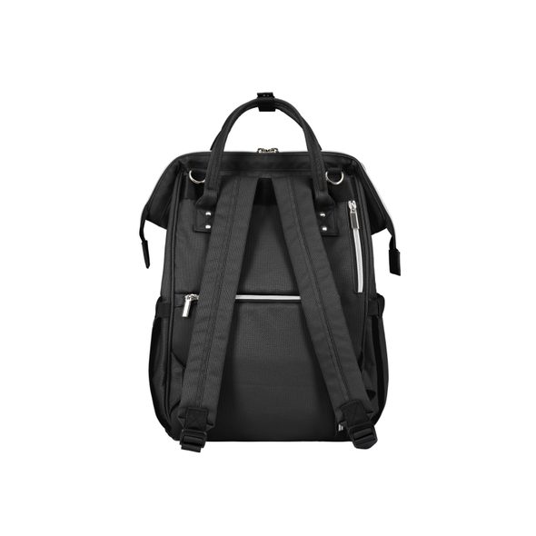 KIKKABOO PŘEBALOVACÍ BATOH SIENA BLACK & SILVER - PŘEBALOVACÍ BATOHY - KOČÁRKY A PŘÍSLUŠENSTVÍ