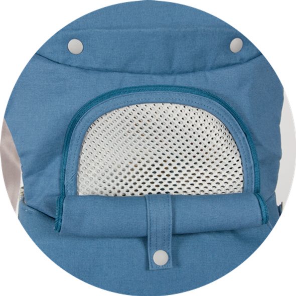 NUVOLINO NOSIČ NA DÍTĚ ACTIVE HIPSEAT BLUE - KLOKANKY A ŠÁTKY - NOŠENÍ & SPORT