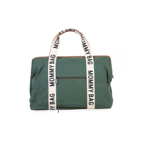 CHILDHOME PŘEBALOVACÍ TAŠKA MOMMY BAG CANVAS GREEN - PŘEBALOVACÍ TAŠKY - KOČÁRKY A PŘÍSLUŠENSTVÍ