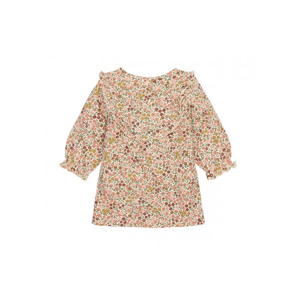 LITTLE DUTCH ŠATY DLOUHÝ RUKÁV SAFARI FLOWERS VEL. 86 - SUKNĚ A ŠATY - PRO DĚTI