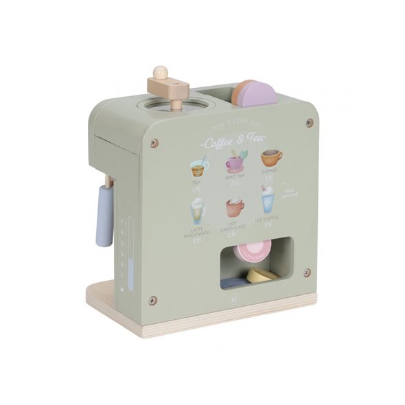 LITTLE DUTCH KÁVOVAR NA KAPSLE DŘEVĚNÝ - LITTLE DUTCH - PRO DĚTI