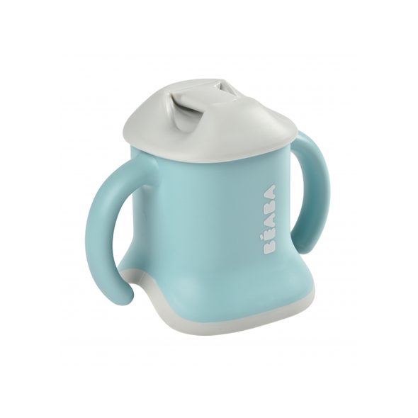 BEABA TRÉNOVACÍ HRNEK 3V1 GREEN - DĚTSKÉ HRNEČKY - KRMENÍ