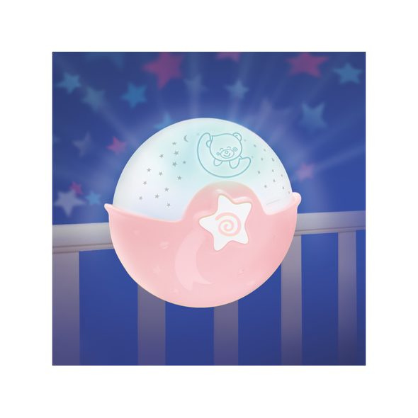 INFANTINO NOČNÍ LAMPIČKA S PROJEKCÍ RŮŽOVÁ - NOČNÍ SVĚTLA - SPINKÁNÍ