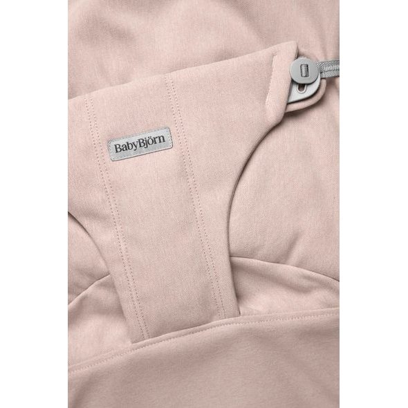 BABYBJORN BABYBJORN LEHÁTKO BLISS WOVEN LIGHT PINK MÉLANGE - LEHÁTKA A HOUPADLA - SPINKÁNÍ