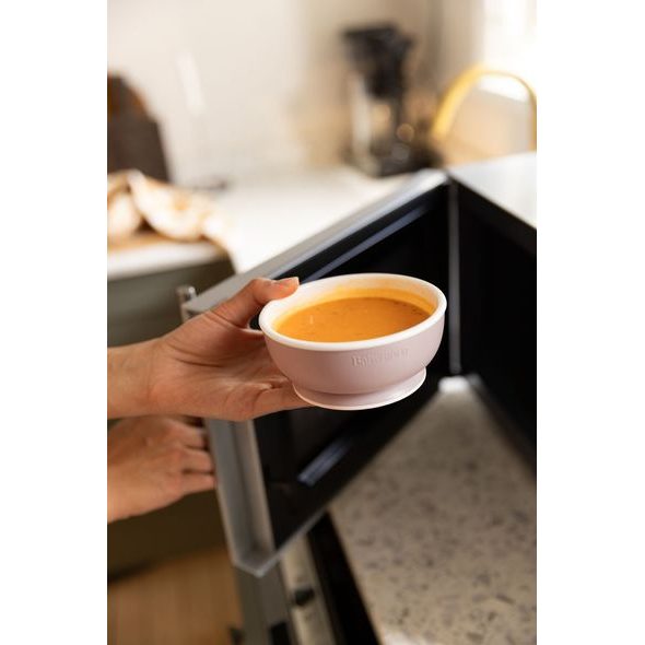 BABYBJORN BABYBJORN PRVNÍ MISKY, 2 KUSY, PUDROVĚ RŮŽOVÉ - MISKY, TALÍŘKY A PODLOŽKY - KRMENÍ